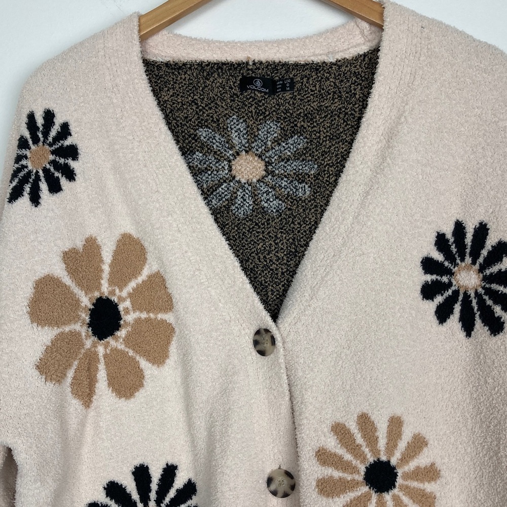 Volcom Soft & Cozy Dazie Fly By Cardigan - Picture 4 of 11